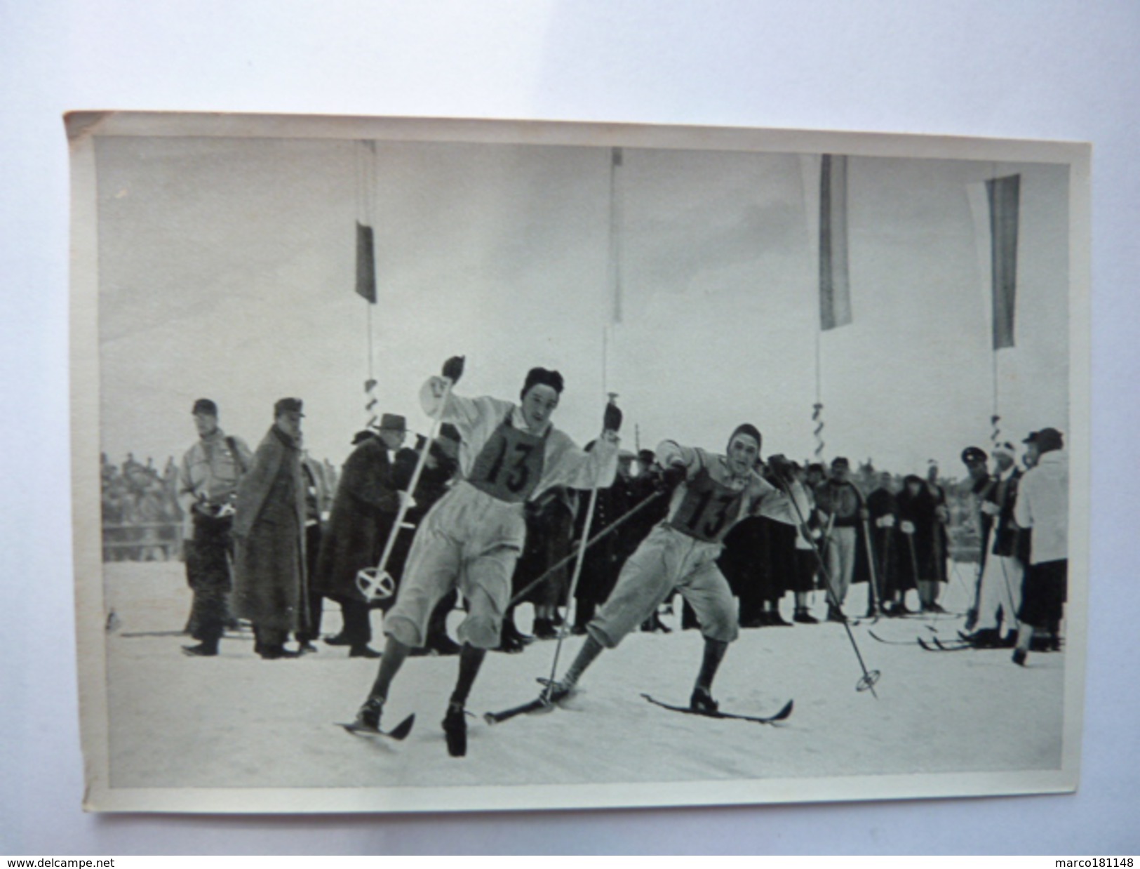 OLYMPIA 1936 - Band 1 - Bild Nr 19 Gruppe 53 - 4X10 Kms Norvégiens - Deportes