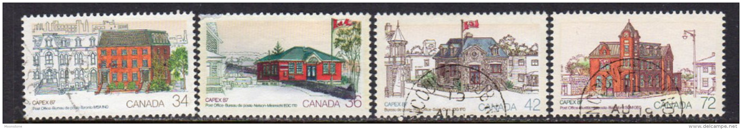 Canada 1987 Capex ´87 Stamp Exhibition Set Of 4, Used (SG1227-30) - Used Stamps