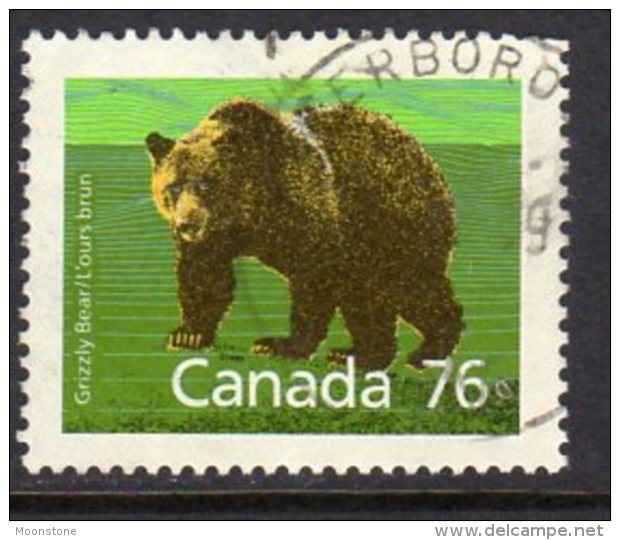 Canada 1988-93 76c Brown Bear Definitive, Used (SG1275) - Used Stamps