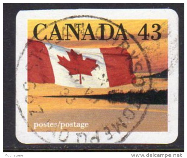 Canada 1989 Flag & Forest Self Adhesive 43c Value, Used (SG1328e) - Used Stamps