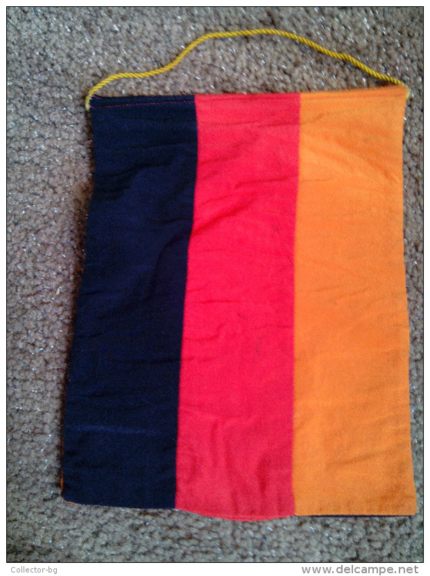 ULTRA RARE FLAG GERMANY CHANGE TOURNAMENT FOOTBALL 1970"S USED - Bekleidung, Souvenirs Und Sonstige