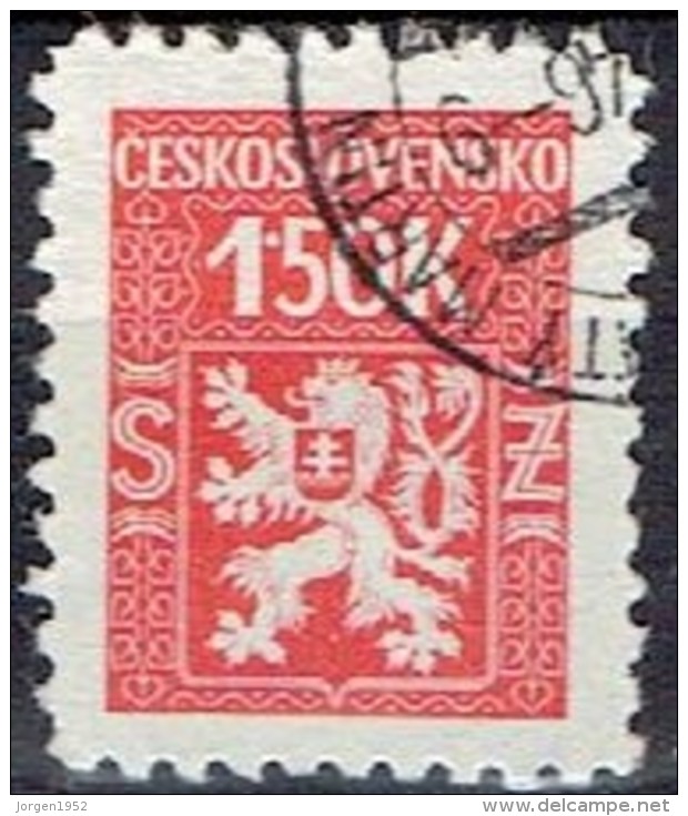 CZECHOSLOVAKIA # FROM 1945  STANLEY GIBBONS O466 - Dienstmarken