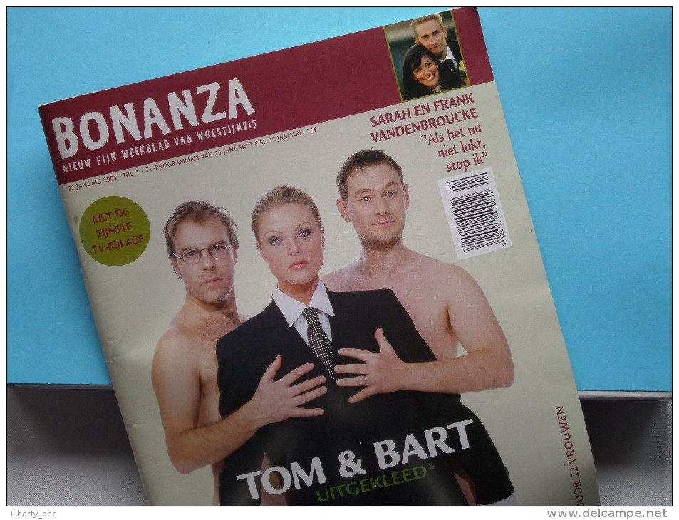 BONANZA Weekblad Van WOESTIJNVIS - 22 Januari 2001 - Nr. 1 ( Om En Bart Uitgekleed / Zie Foto's ) ! - Autres & Non Classés