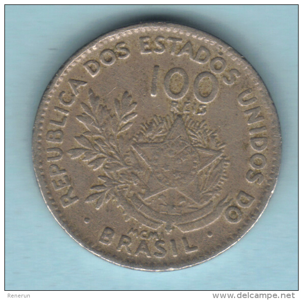 BRESIL Brasil 100 Reis  1901 **2 Scannes - Brésil