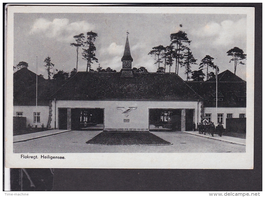 Ansichtskarte Flakregiment Heiligensee Feldpost  1941 - Lettres & Documents