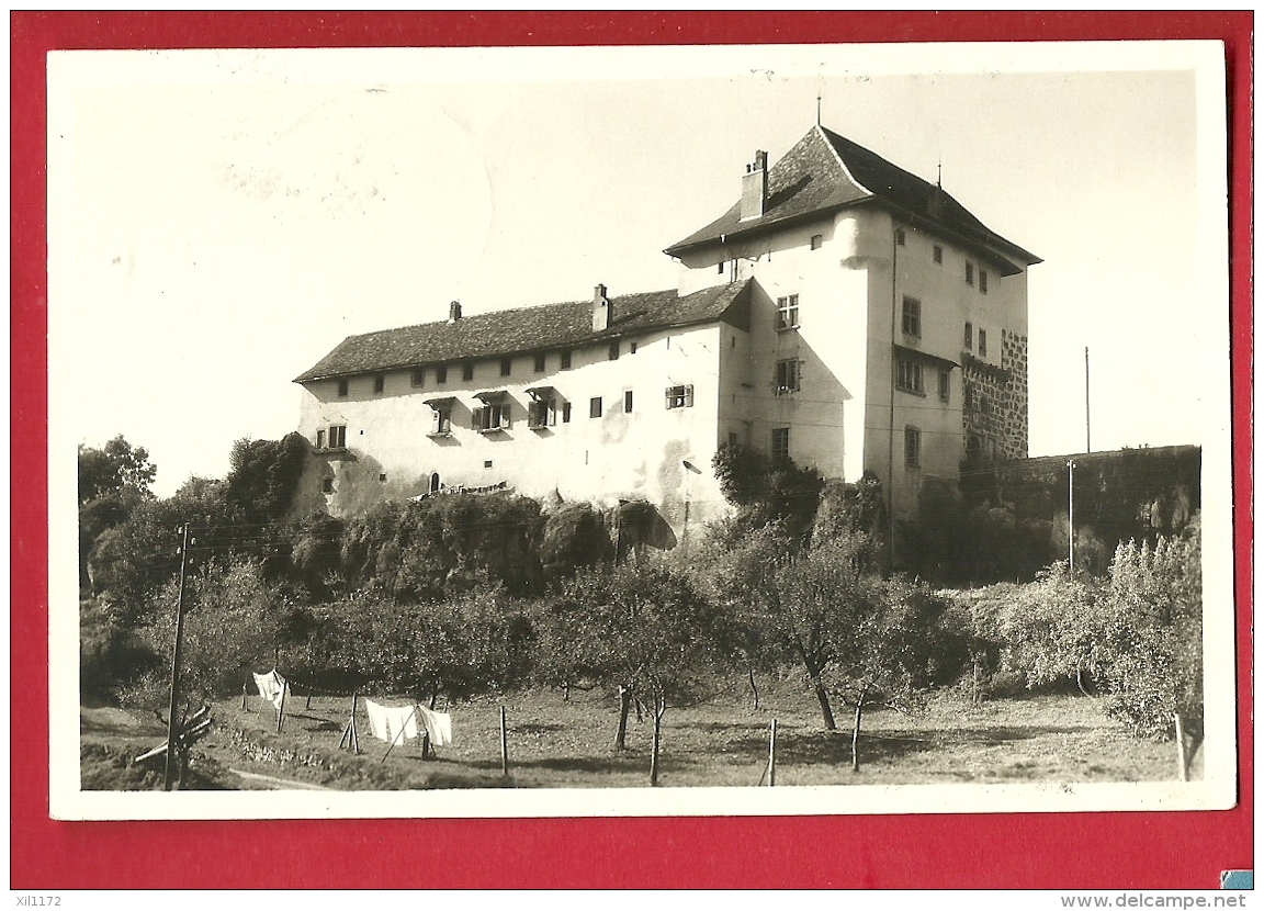 HBL-06  Attalens Veveyse, Le Château.  Circulé, Timbre Manque. Glasson 3226 - Attalens