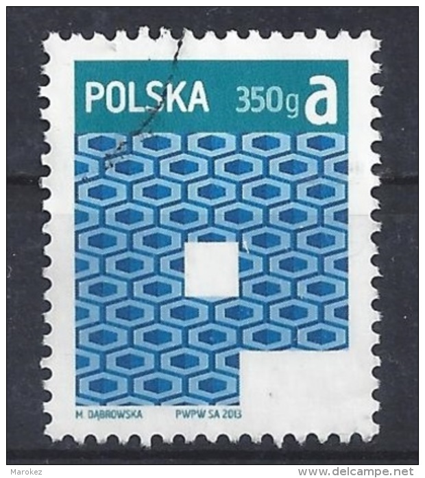 POLAND 2013 Definitives - Geometrical Patterns Postally Used MICHEL # 4596 - Usados