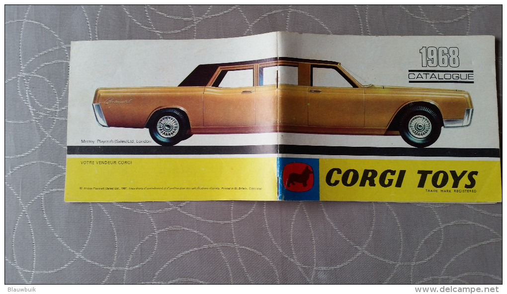 Corgi Catalogus 1968 Franstalig - Catalogues