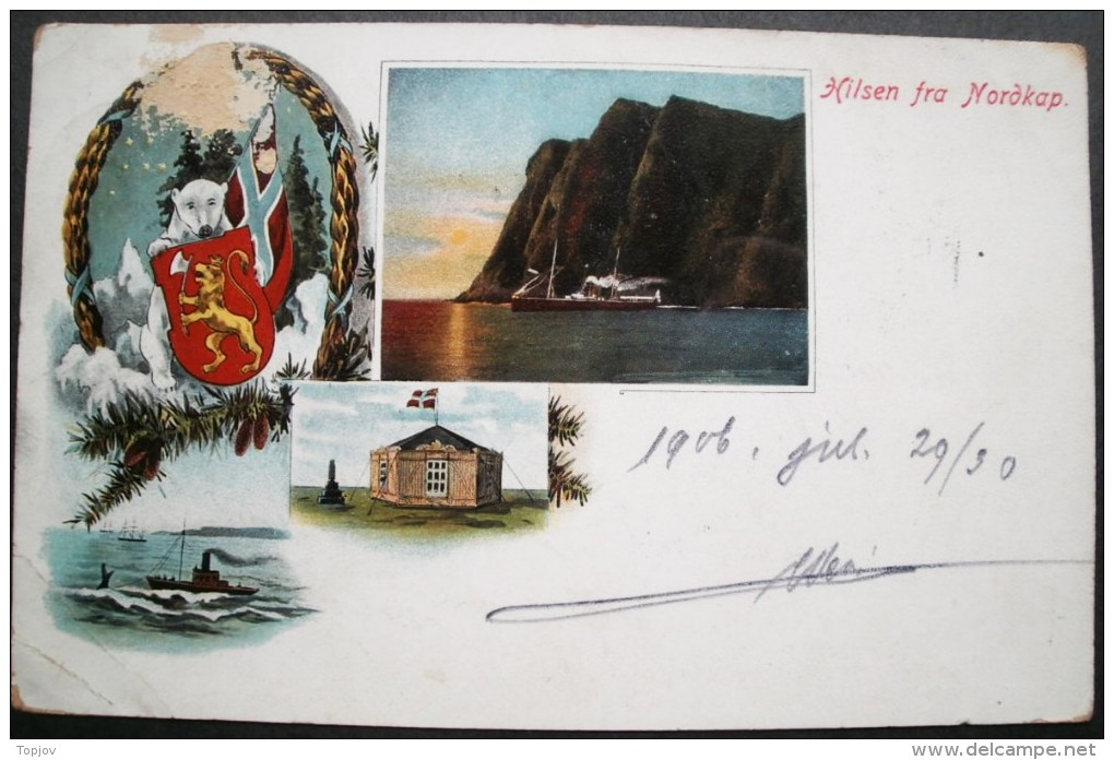 NORWAY - NORDKAP -SS KONG HARALD - 1906 - DAR - Norwegen