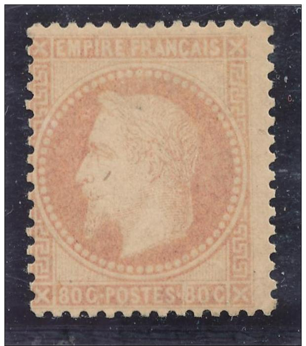 N°32 ROSE PALE NEUF ** SIGNE CALVES. - 1863-1870 Napoleon III Gelauwerd