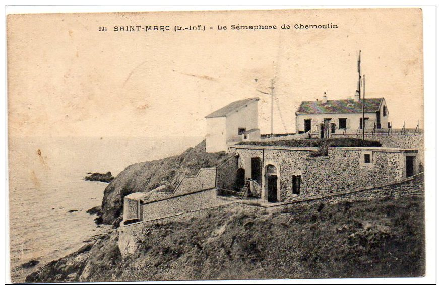 Cpa 44   ST MARC   Le Semaphore De Chemoulin - Autres & Non Classés