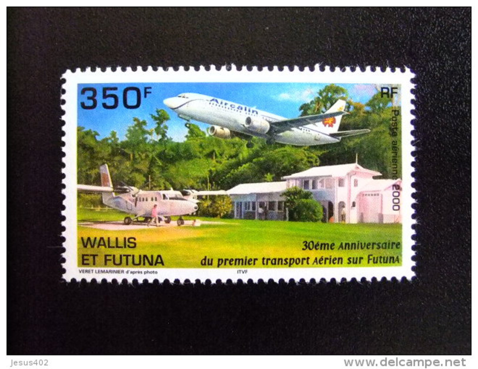 WALLIS Y FUTUNA WALLIS Et FUTUNA 2000 30 º Anniv. Du Primier Transport Aérien Sur Futuna Yvert Nº PA 220 ** MNH - Ungebraucht