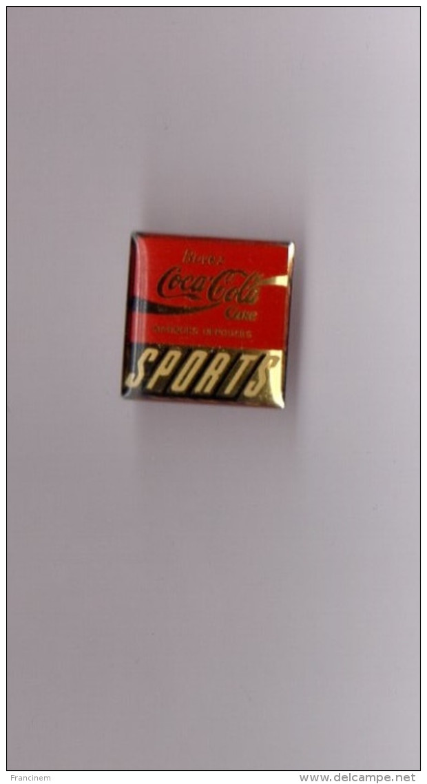 Pin's Coca Cola / Sports (non Signé)  2,2 Cm X 2,2 Cm - Coca-Cola