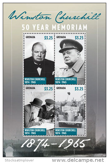 Grenada-2015-Winston Churchill - Altri & Non Classificati