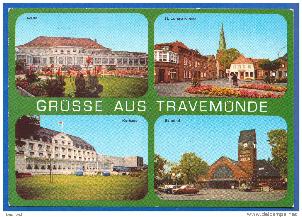 Deutschland; Travemünde Lübeck; Multibildkarte - Luebeck-Travemuende