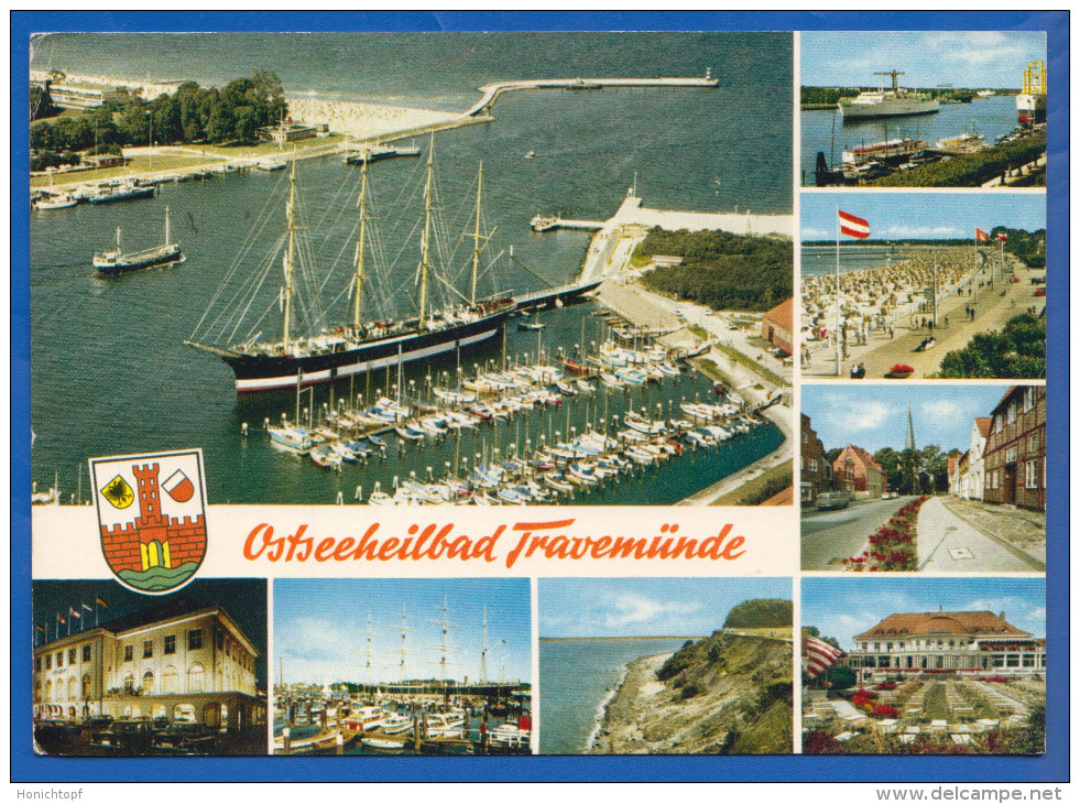 Deutschland; Travemünde Lübeck; Multibildkarte - Luebeck-Travemuende