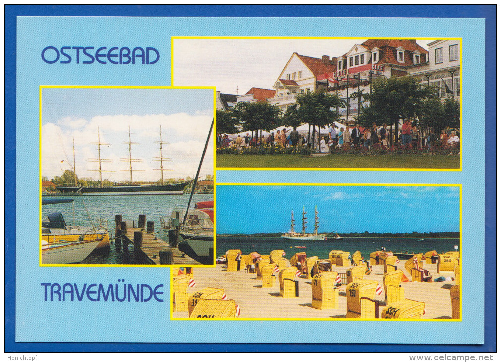 Deutschland; Travemünde Lübeck; Multibildkarte - Luebeck-Travemuende