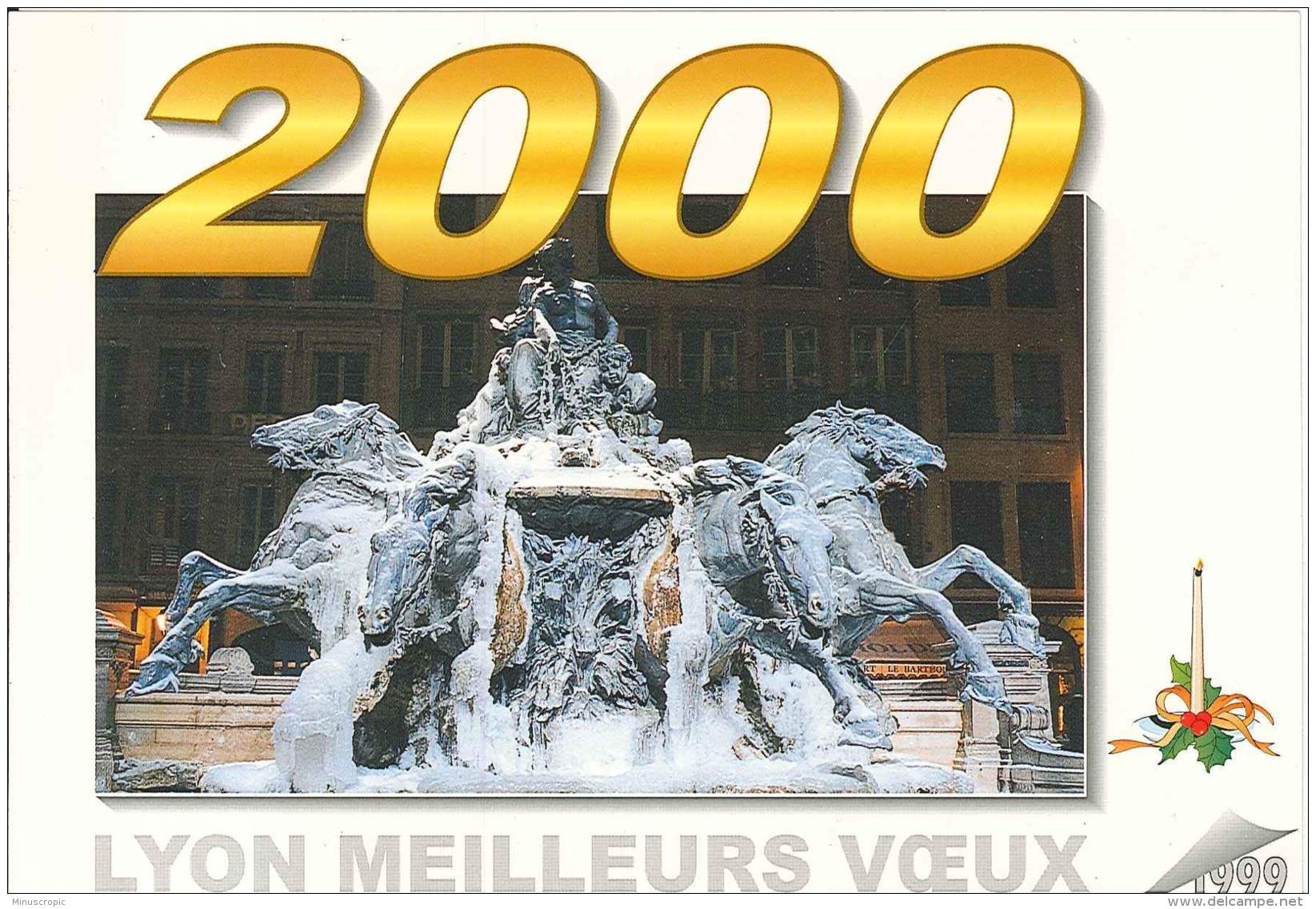 CPM 69 - Lyon - Fontaine Bartholdi - An 2000 - Other & Unclassified