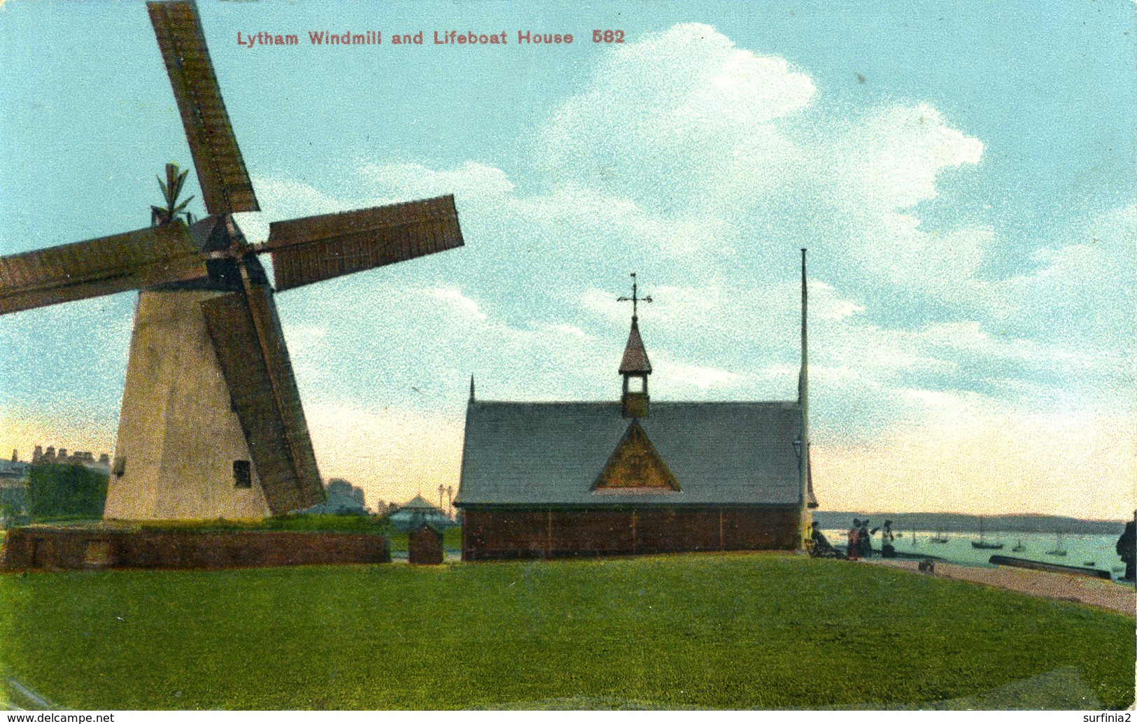 LANCS - LYTHAM - WINDMILL AND LIFEBOAT HOUSE La2892 - Other & Unclassified