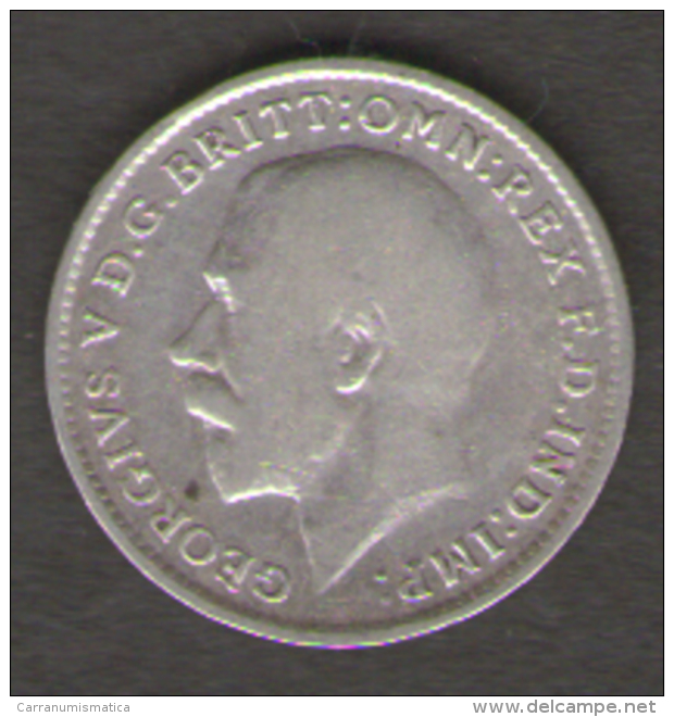 GRAN BRETAGNA 3 PENCE 1918 AG SILVER - F. 3 Pence