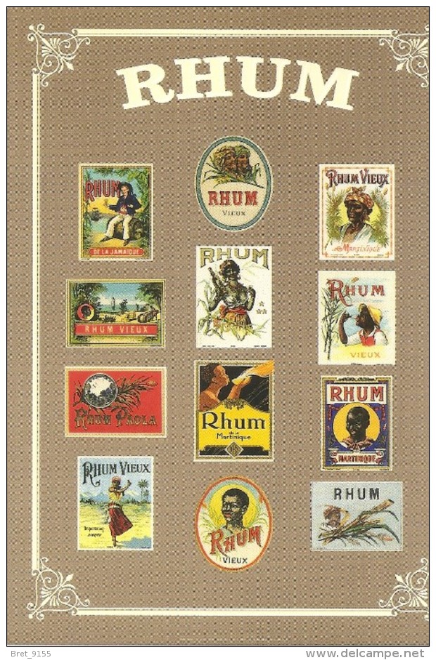 RHUM COLLECTION PRIVEE CARTEXPO REPRODUCTION INTERDITE N° 10143 - Publicidad