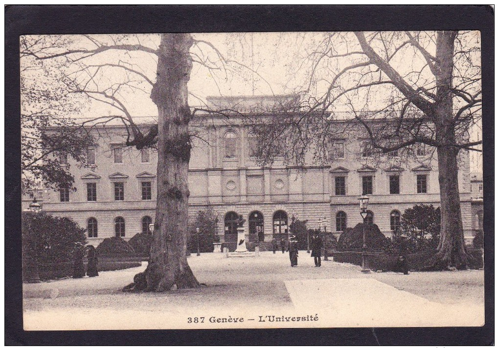 Antique Old Post Card Of L`University,Geneve,Genoa, Liguria, Italy..Posted,J45. - Genova
