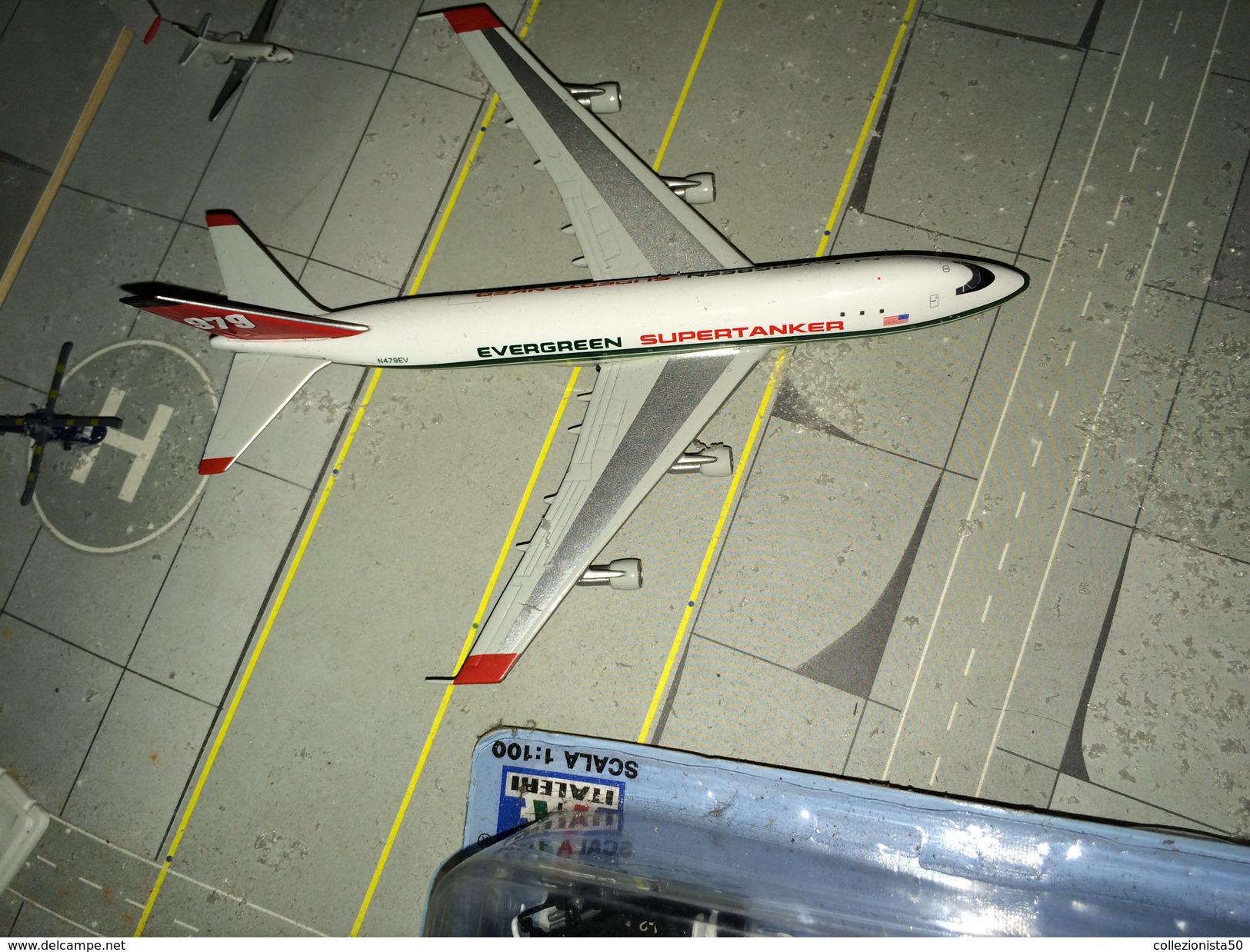 - Herpa 1:500 Boeing 747 EVERGREEN SUPERTANKER Nuovo Perfetto ! - Aerei E Elicotteri