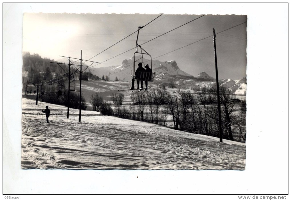 Carte Barcelonnette Telesiege Flamme Muette - Barcelonnette