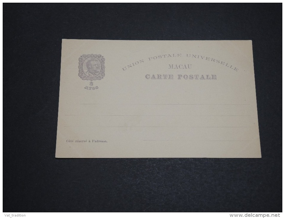 PORTUGAL / MACAO - Entier Postal Non Voyagé - A Voir - L  3292 - Lettres & Documents