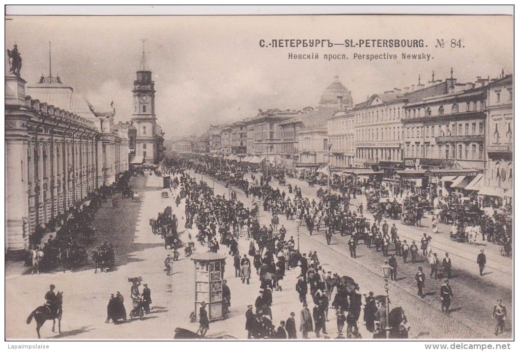 RUSSIE  SAINT PETERSBOURG "  Perspective Newsky  " Précurseur  N° 84 - Russia