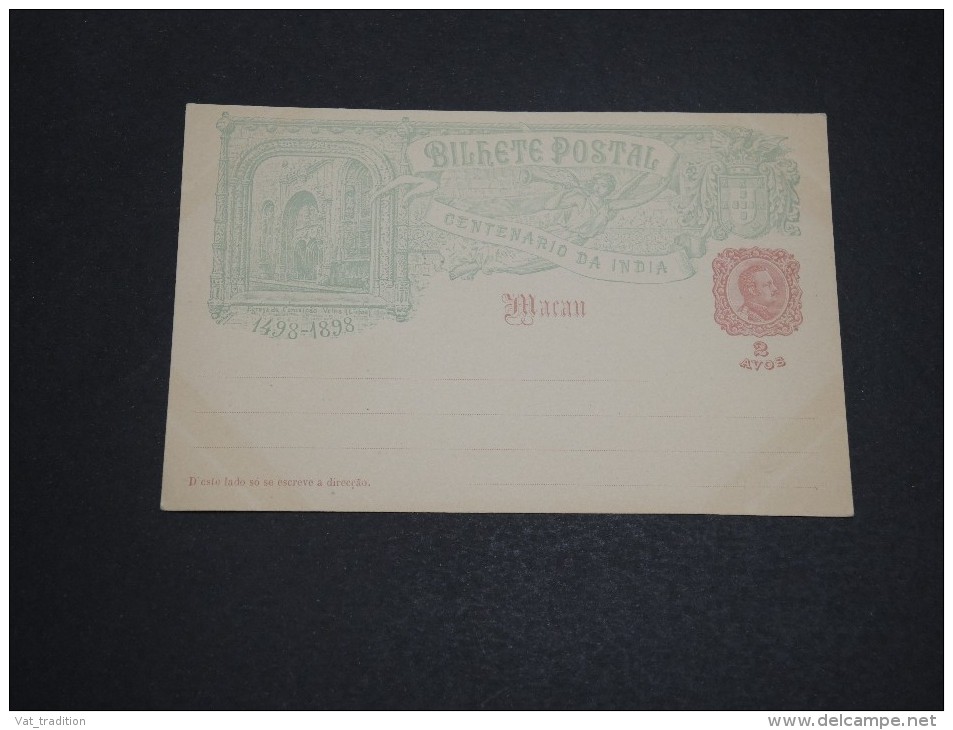 PORTUGAL / MACAO - Entier Postal Non Voyagé - A Voir - L  3293 - Storia Postale