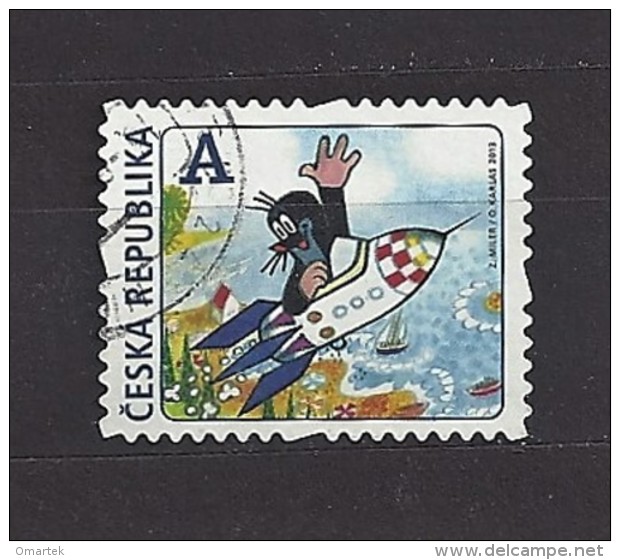 Czech Republic  Tschechische Republik  2013 ⊙ Mi  766 Sc 3571 The Mole And The Rocket.  C.8 - Oblitérés