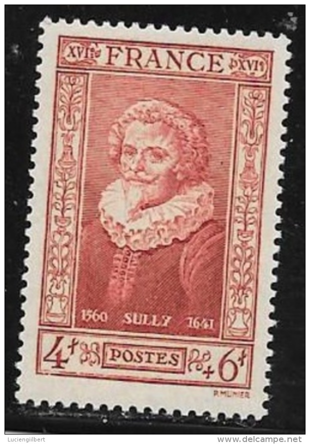 TIMBRE N° 591     -  SULLY  -  1943  -  NEUF - Nuovi