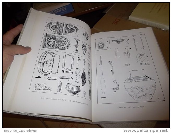 BÖHME, Germanische Grabfunde Des 4 Bis 5. Jahrhunderts Text + Tafeln, Archeology, Archäologie... - Arqueología