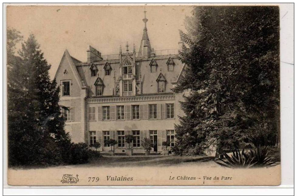 VULAINES  Le Chateau Vue Du Parc - Autres & Non Classés