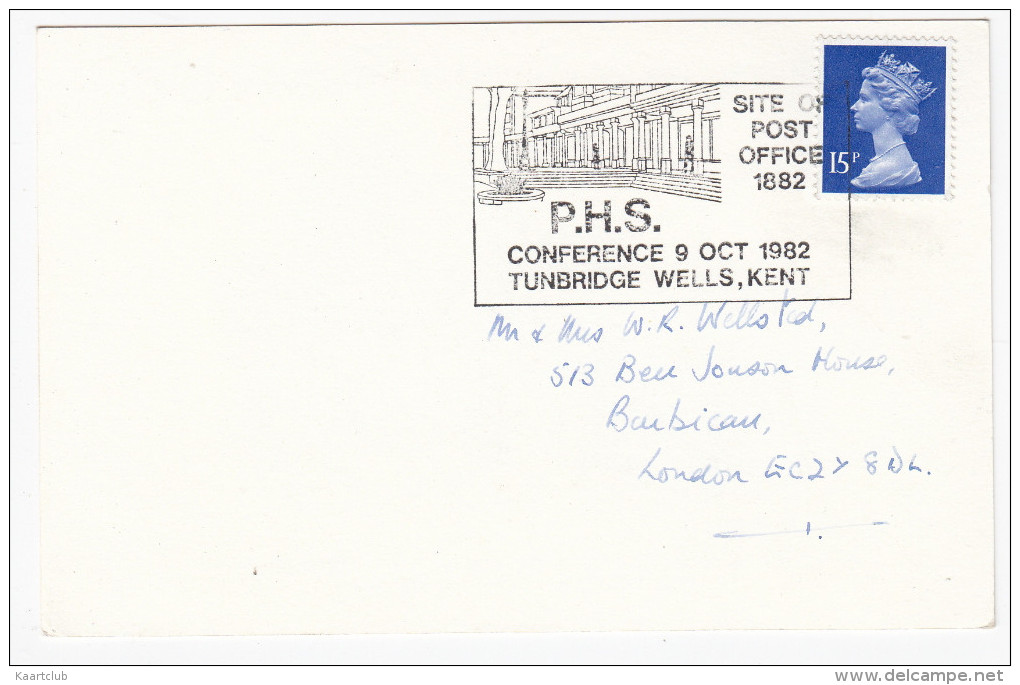 The Postal History Society Conference 1982 : Tunbridge Wells Post Office (+ Special POSTMARK) - Post