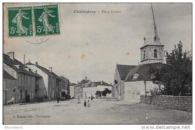 CPA Haute Marne Circulé Chalindrey - Chalindrey