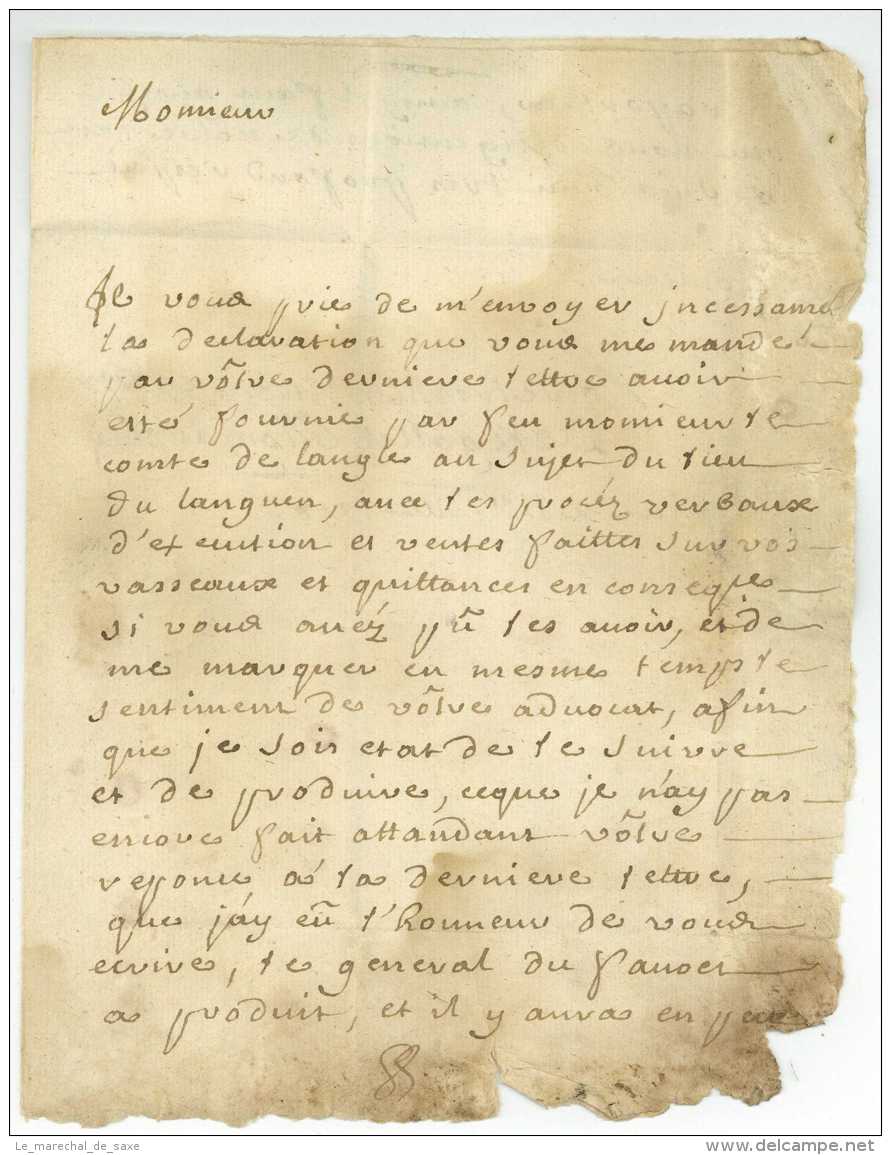 LETTRE DE PRISONNIER - Mention REVOLUTION 1848 - Clichy-la-Garenne - Dubut - 1701-1800: Précurseurs XVIII