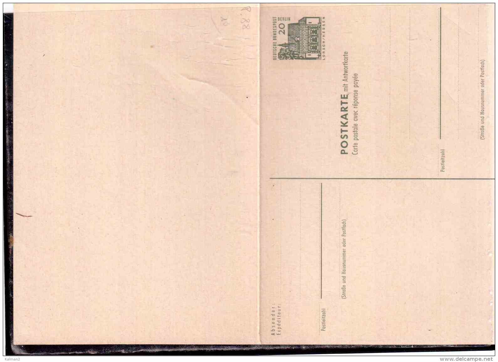 DE1679   -      NEW  ENTIRE MICHEL NR.  P.88 - Cartes Postales - Neuves
