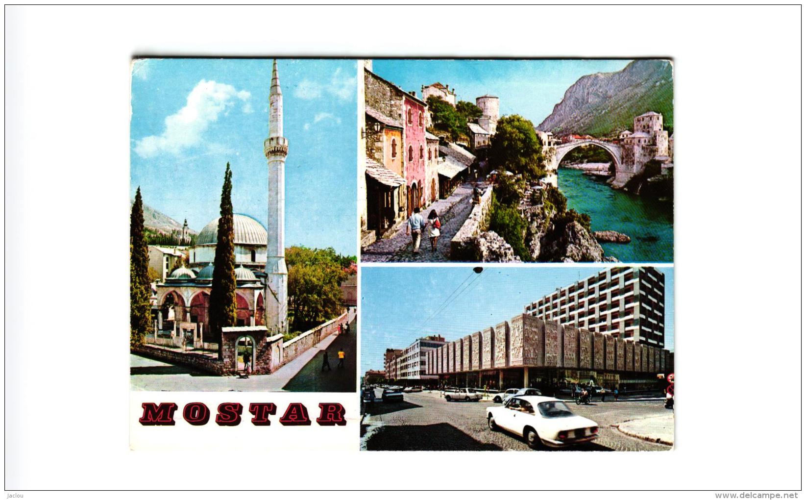 MOSTAR,DIFFERENTS ASPECTS DE LA VILLE REF 49144 - Bosnia Y Herzegovina