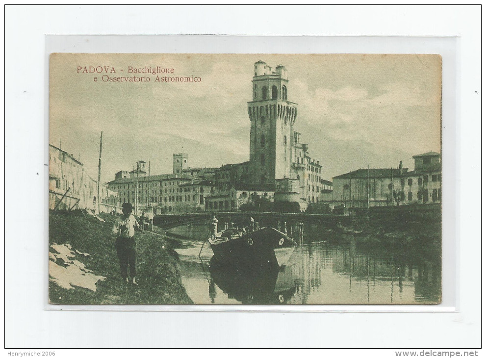 Italie - Italia - Italy - Veneto - Padova ( Padua ) Bacchiglione E Osservatario Astronomico Barque Péniche - Padova