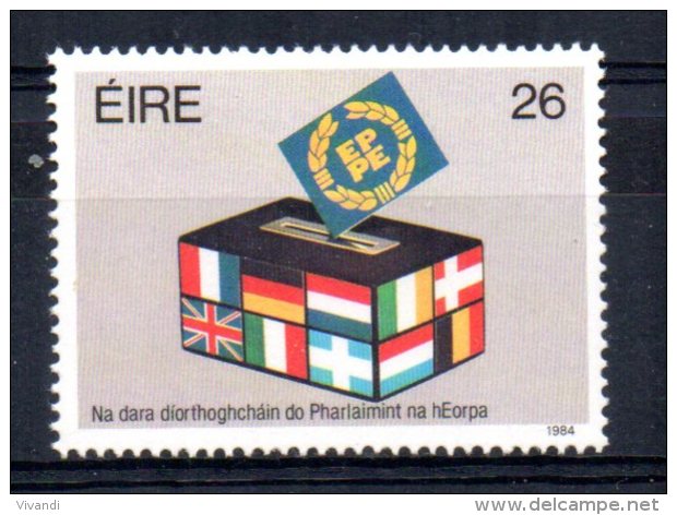 Ireland - 1984 - 2nd Direct Election To European Assembly - MNH - Ungebraucht