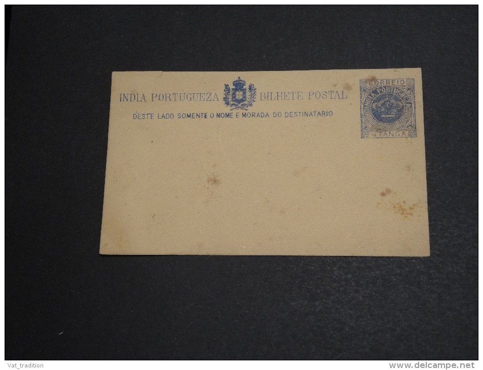 PORTUGAL / INDE - Entier Postal Non Voyagé - A Voir - L  3389 - Inde Portugaise