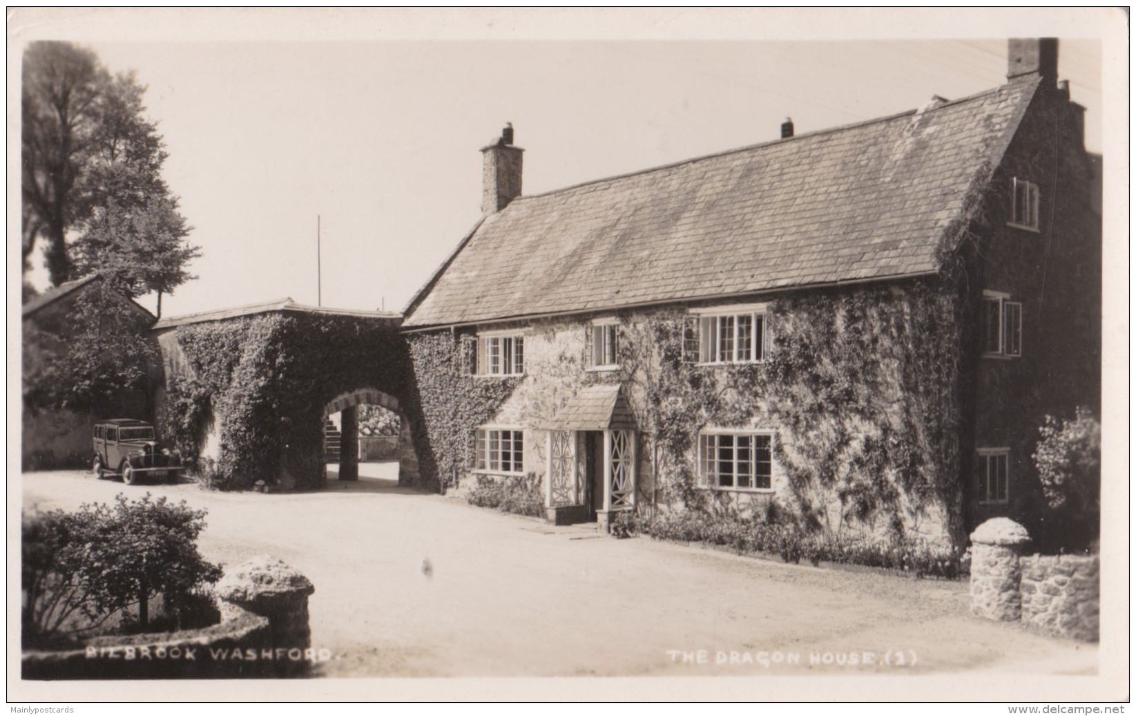 AO53 Bilbrook Washford, The Dragon House - RPPC - Andere & Zonder Classificatie