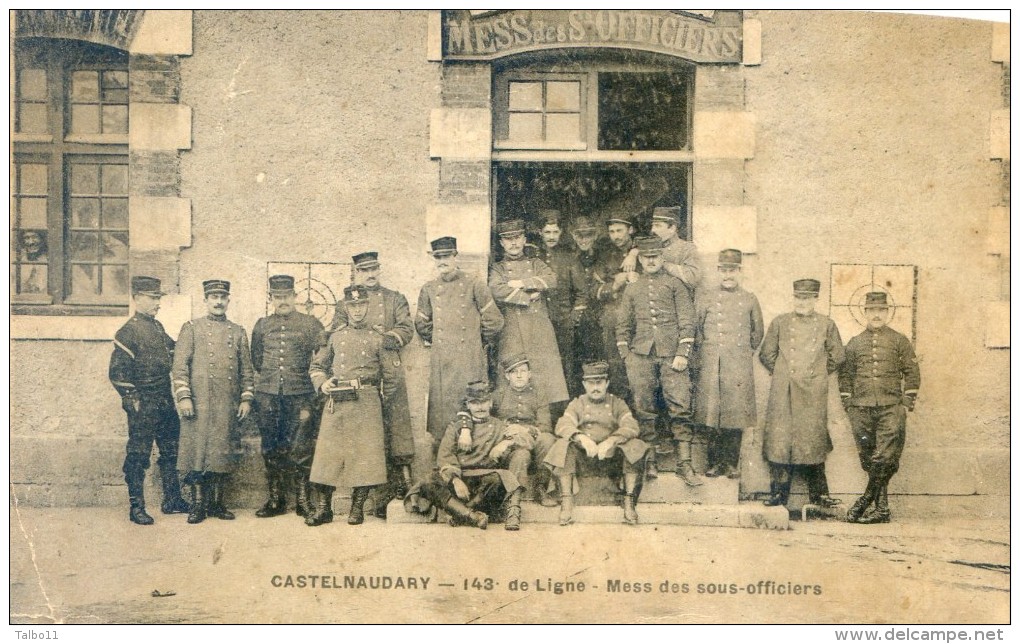 Castelnaudary - 143 Ieme De Ligne - Mess Des Sous Officiers - Castelnaudary