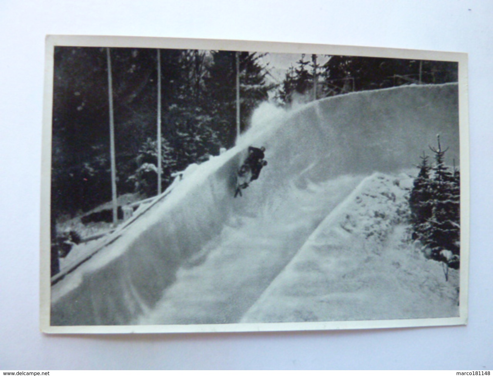 OLYMPIA 1936 - Band 1 - Bild Nr 55 Gruppe 54 - Piste De Bobsleigh - Sport