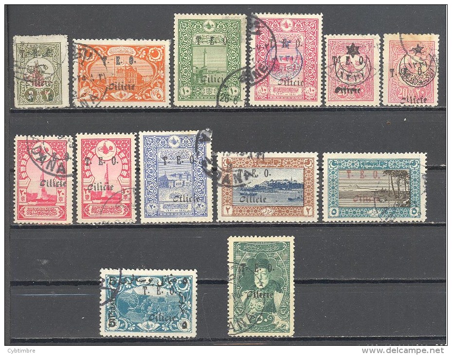 Cilicie: Yvert  N°58/76°; 13 Valeurs - Used Stamps