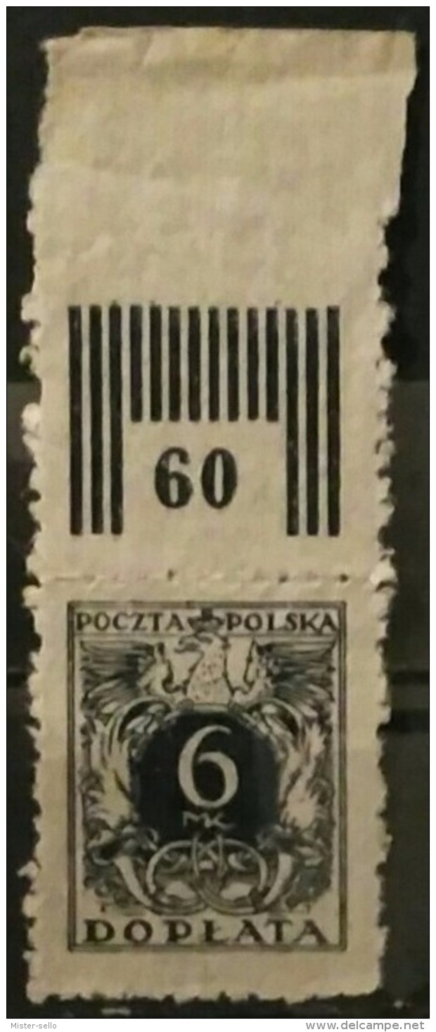 POLONIA. DO PLATA. NUEVO SIN GOMA (*) - Postage Due