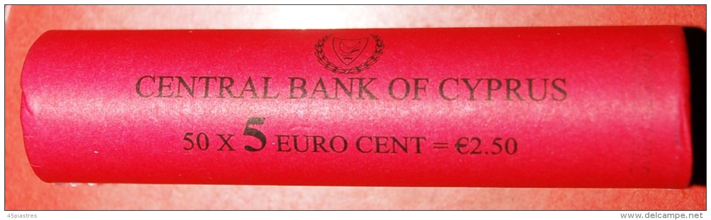 § FINLAND: CYPRUS &#9733; 5 CENTS 2009 UNC ROLL! LOW START &#9733; NO RESERVE! - Rollen