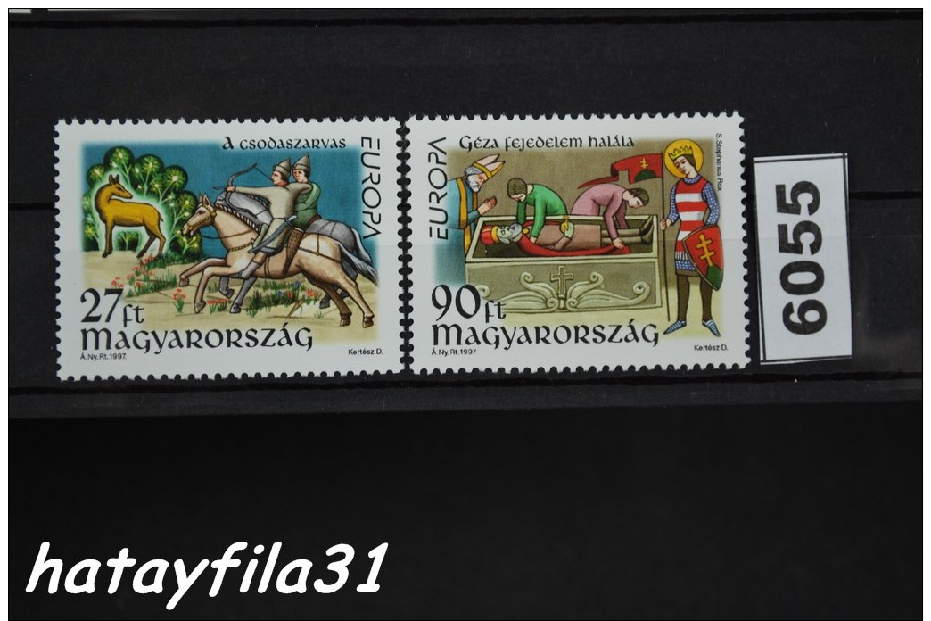 Ungarn  1997  Mi. 4455 - 4456  ** Postfrisch    /  Europa : Sagen Und Lgenden - Neufs